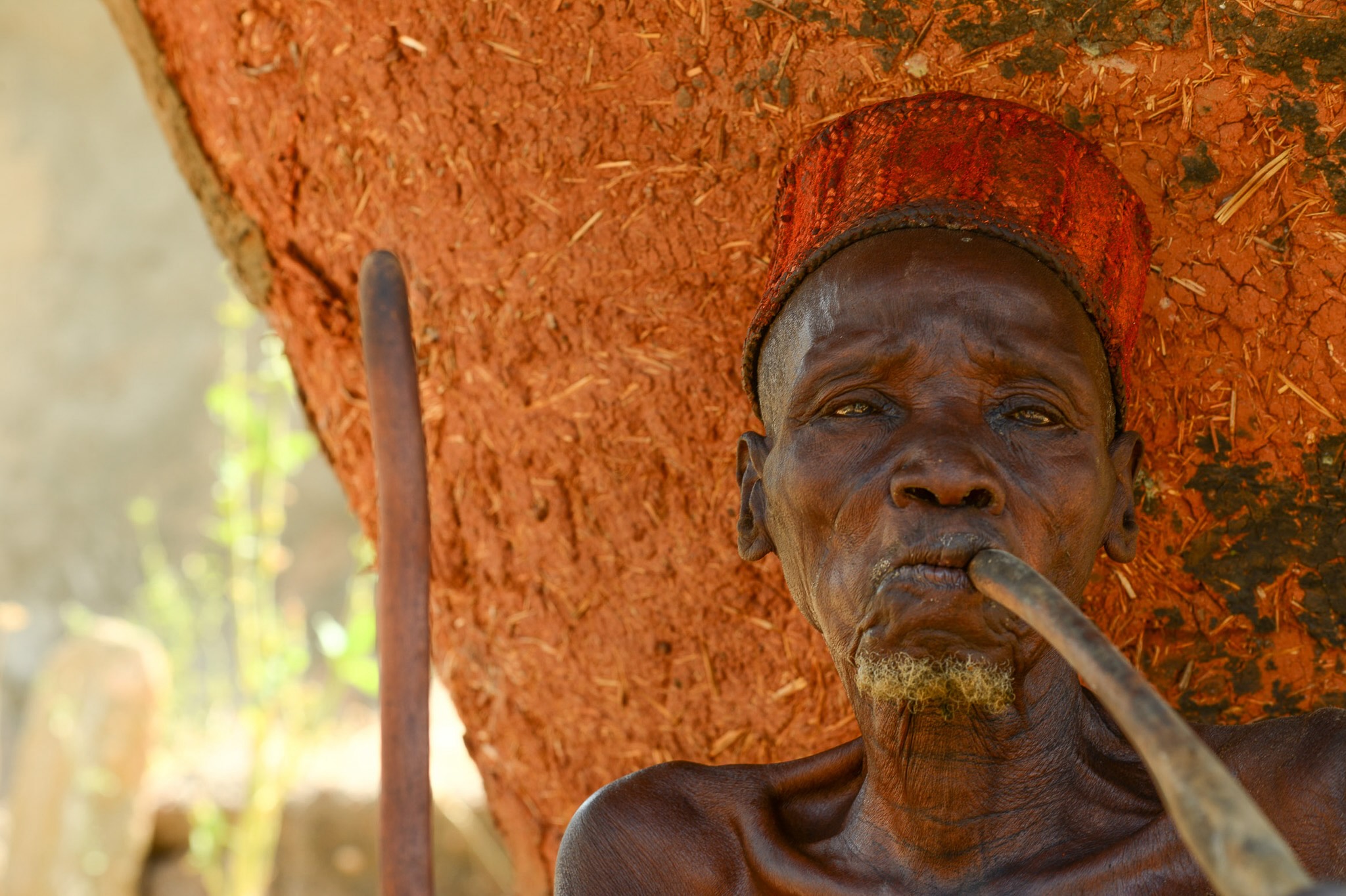 Taneka, guérisseur et vieux sage  du Bénin