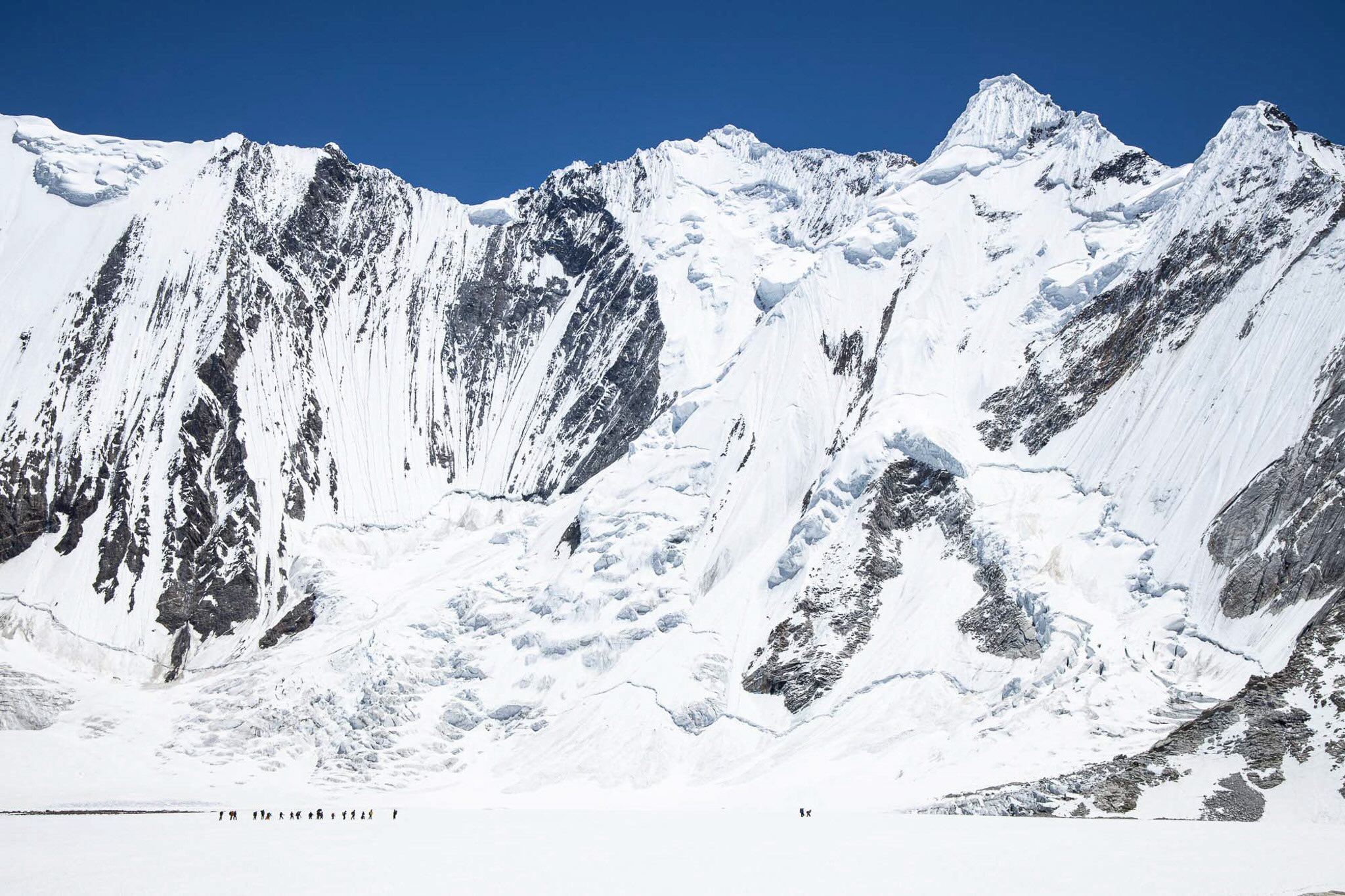 Trek sur le glacier Vigne vers le Gondogoro