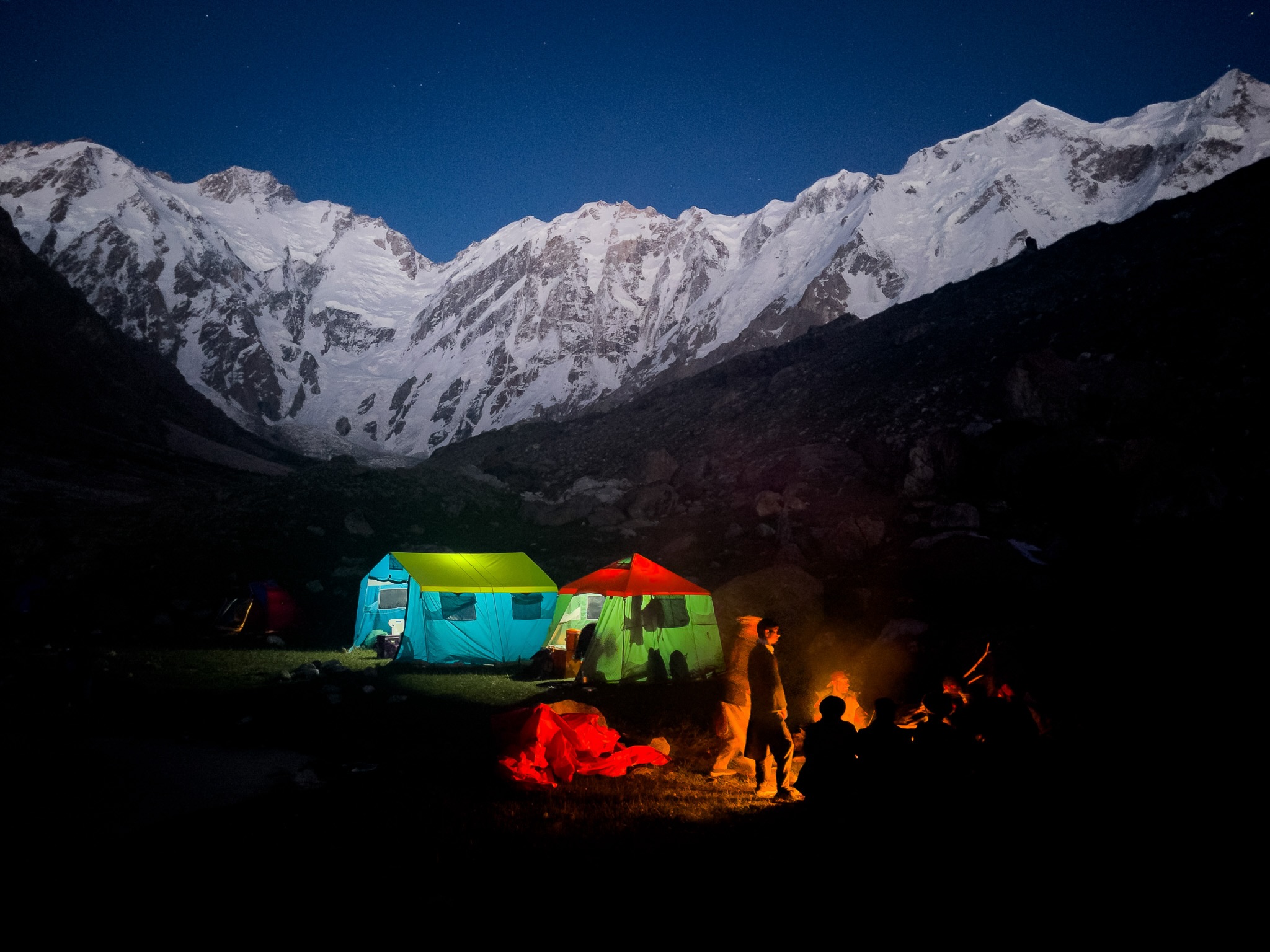 Bivouac au Pakistan