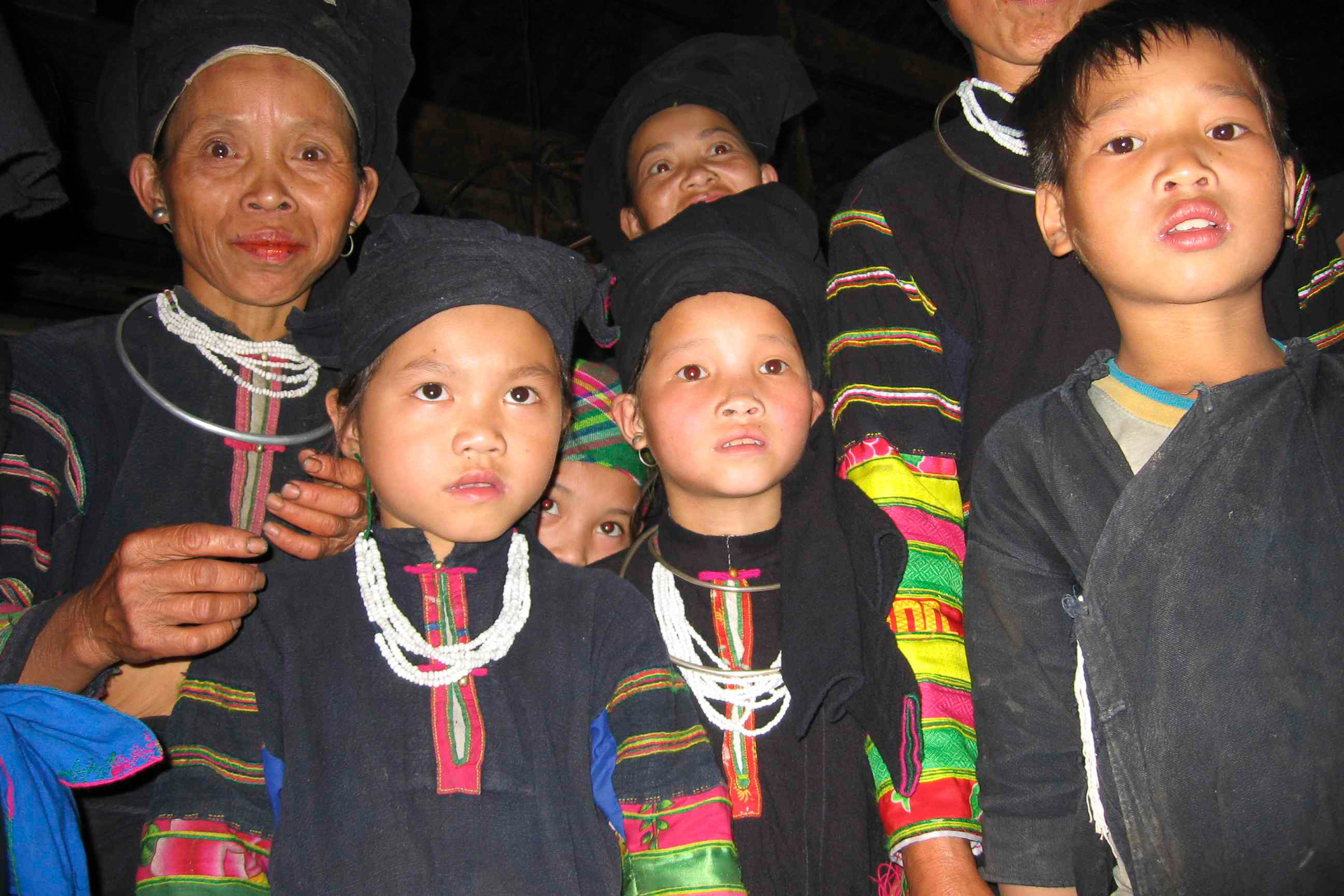 Famille Lolo Noir du nord Vietnam