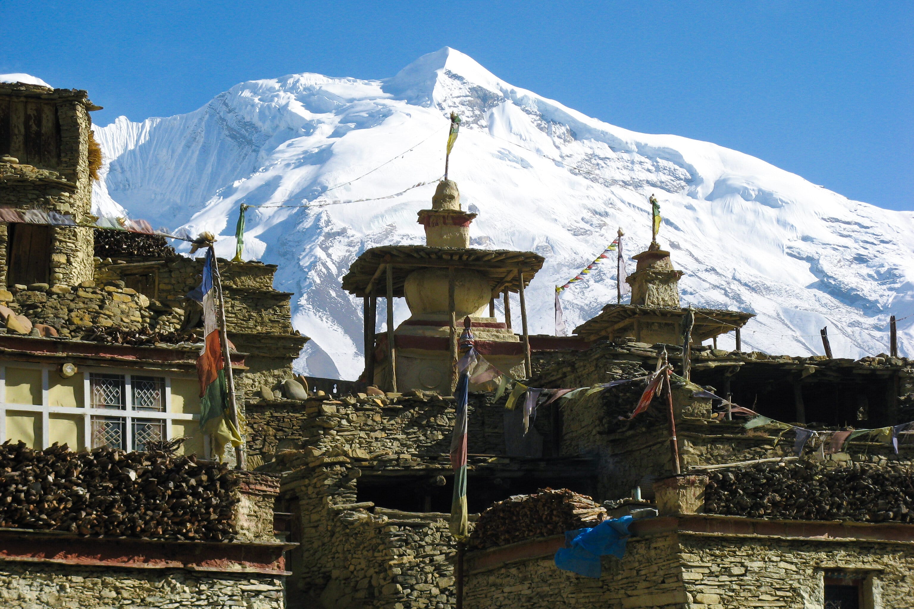 Ascension du Thorong Peak, tour des Annapurnas et vallée de Naar Phu 
