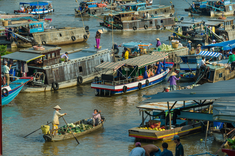 Marché flottant © Marc Dozier