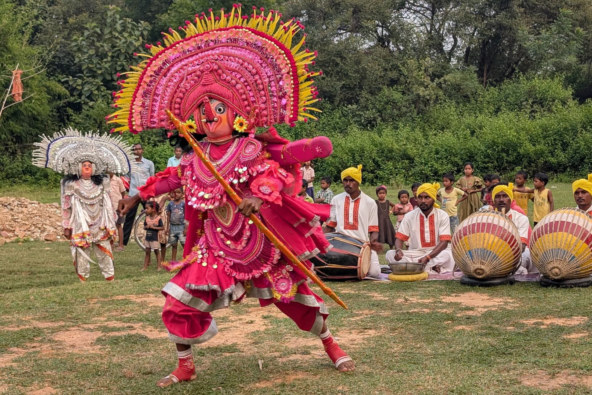 Danse Chhau, classée au patrimoine immatériel par l'Unesco 