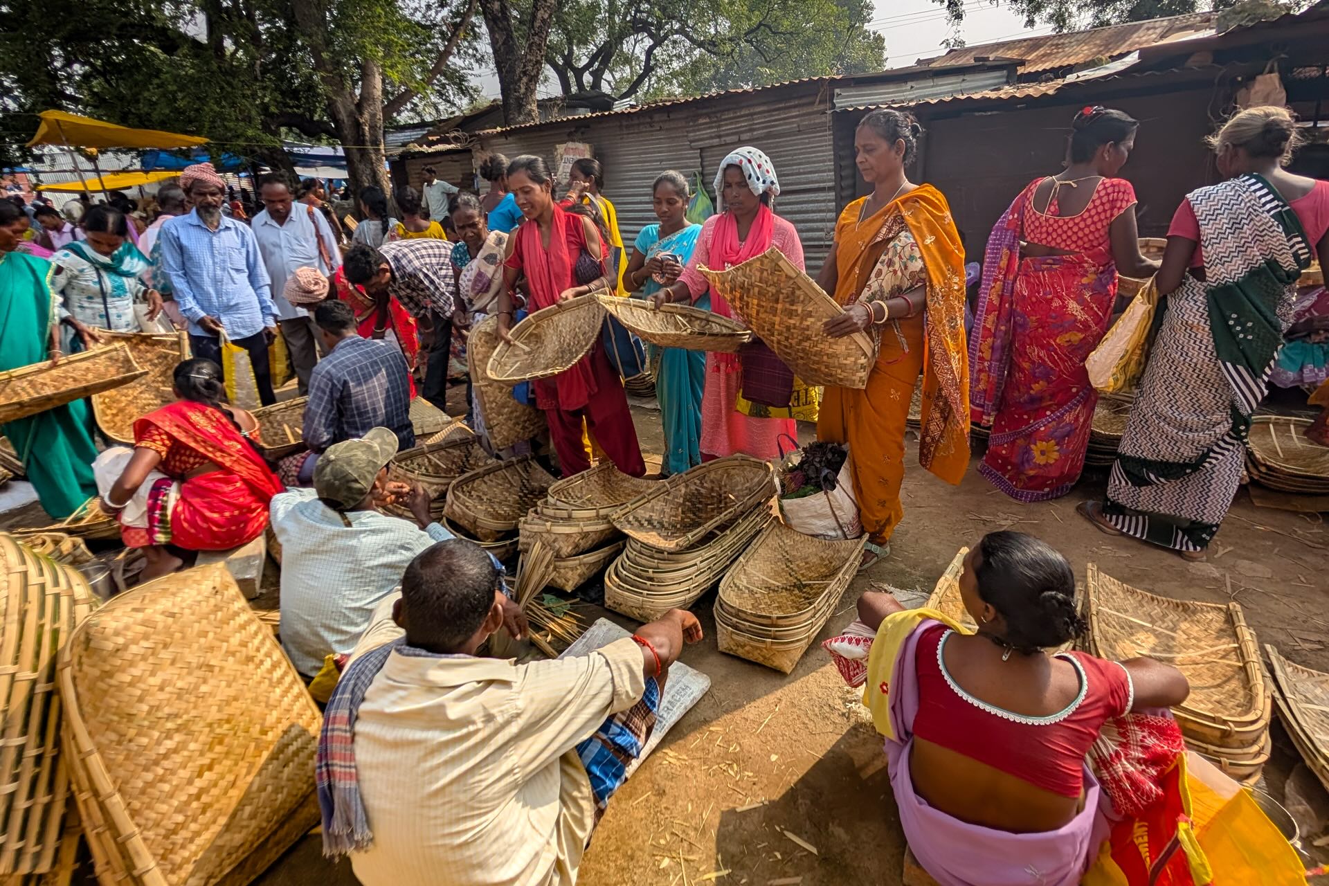 Marché hebdomadaire au Jharkhand