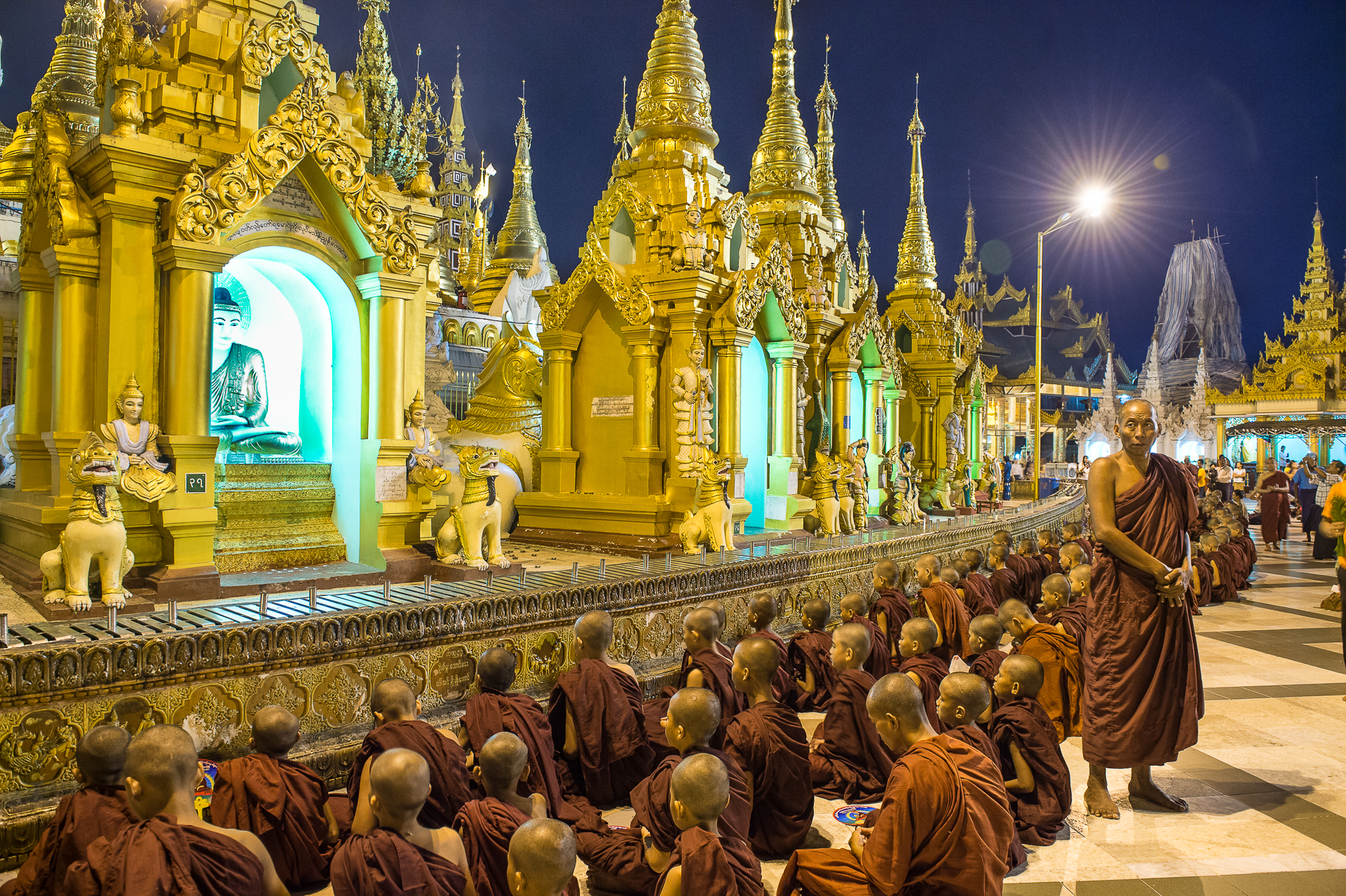 Pagode de Shwedagon, Birmanie © Marc Dozier