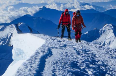 Ascension du Mera peak à 6 461 m dans la région de l’Everest au Népal