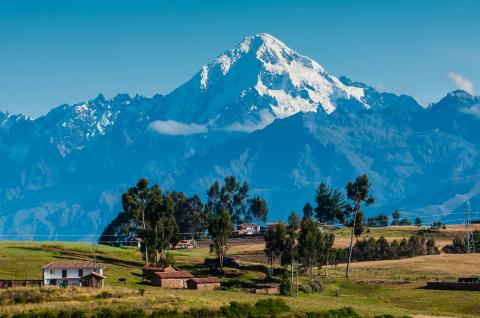 Vers Chinchero dans la région de Cusco au Pérou