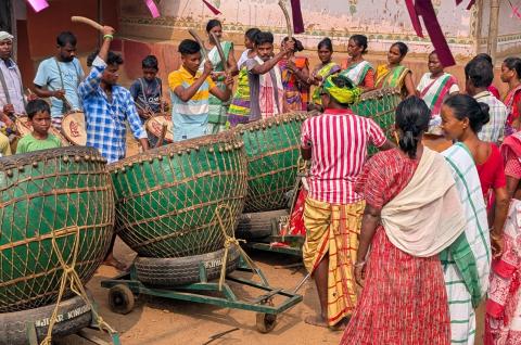 Voyage vers une danse tribale des Santhal au Jharkhand