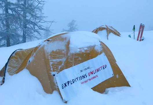 Voyage et bivouac au stage de préparation à une expédition polaire