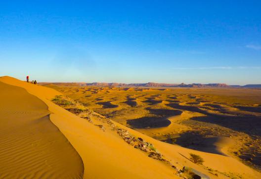 Trekking dans les dunes de Merzouga