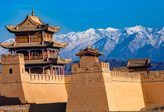 Randonnée vers la forteresse de Jiayuguan au bout du corridor du Gansu