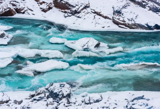 Chadar, le trek sur la rivière gelée au Ladakh Zanskar en Inde