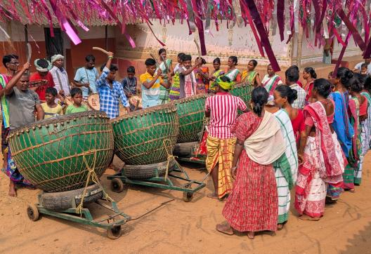 Voyage vers une danse tribale des Santhal au Jharkhand