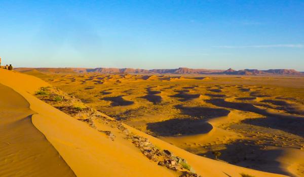 Trekking dans les dunes de Merzouga