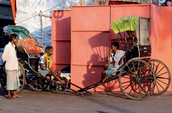 Rickshaw-walah de Calcutta