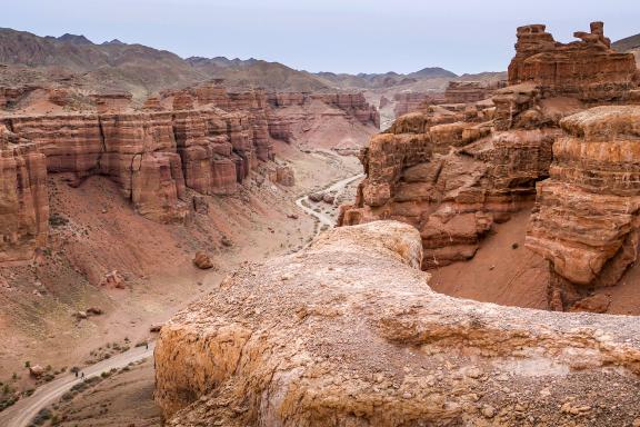 Trek dans le canyon de Charyn au Kazakhstan